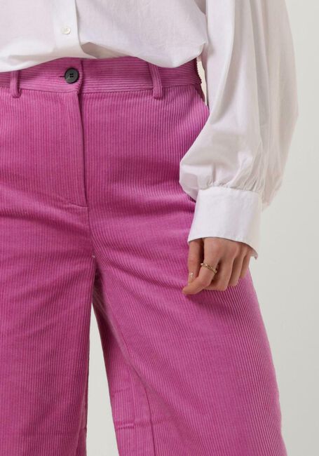 Roze CO'COUTURE Wijde broek FLASH CORDUROY PANTS - large