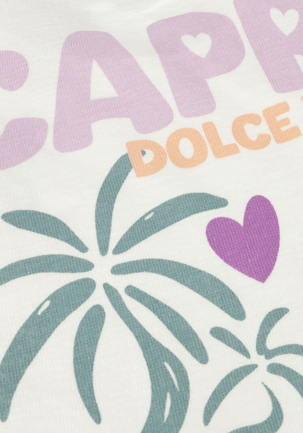 DAILY7 Meisjes Tops & T-shirts T-shirt Backprint Wit
