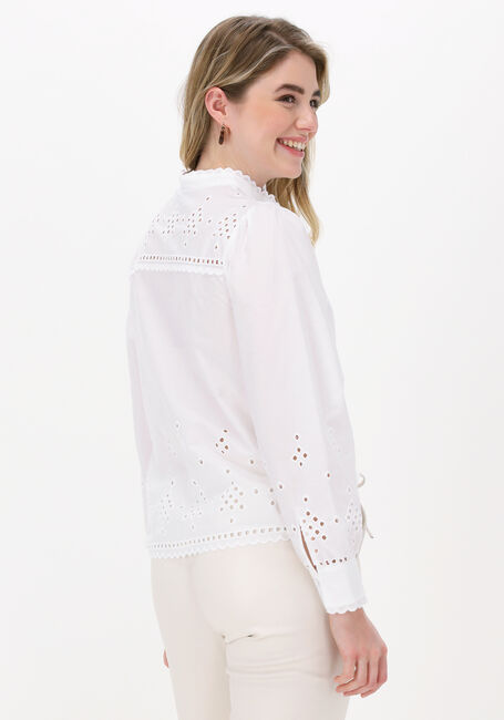 Witte LEVETE ROOM Blouses RIKO 3 TUNIC - large