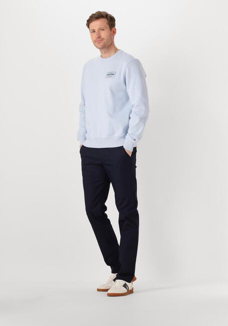 Blauwe TOMMY HILFIGER Sweater MONOTYPE LABEL SWEATSHIRT - large