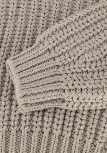 Grijze QUINCY MAE Trui CHUNCKY KNIT SWEATER - large