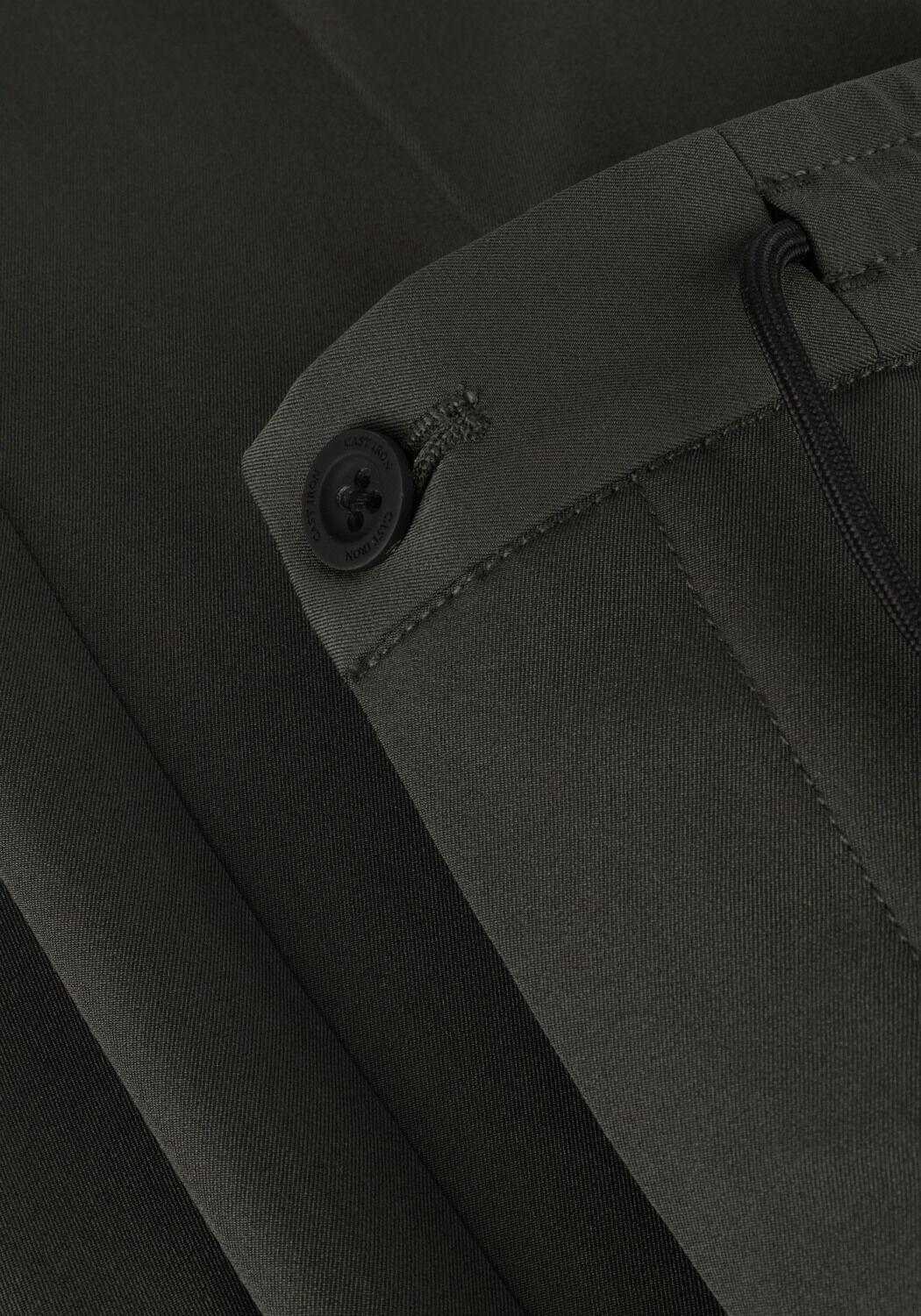 Groene CAST IRON Chino CHINO TECH STRETCH - large