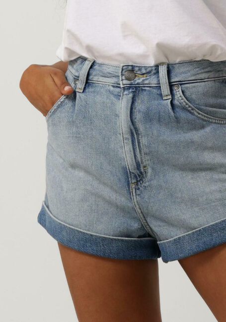 Blauwe LEE Broeken PLEATED SHORT L37QHLB20 - large