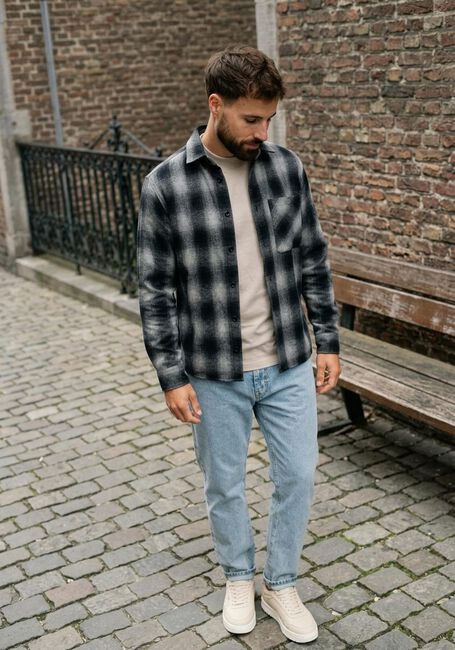 Grijze GENTI Overshirt S1300-1300 - large