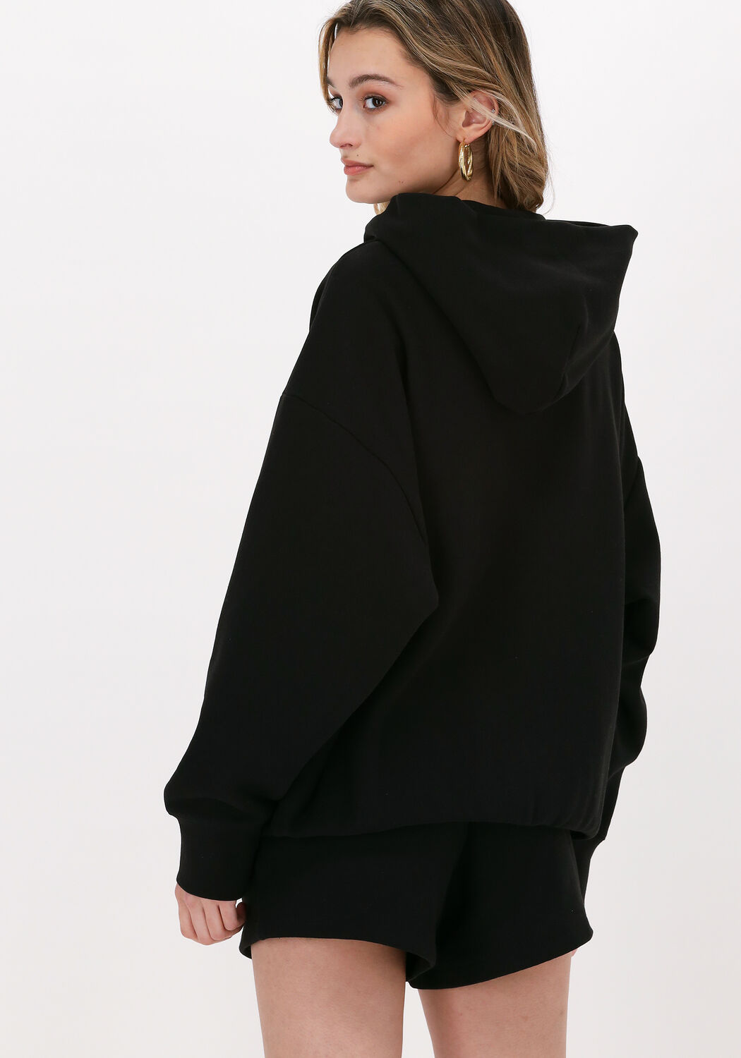 zwarte champion trui hooded sweatshirt dms plain