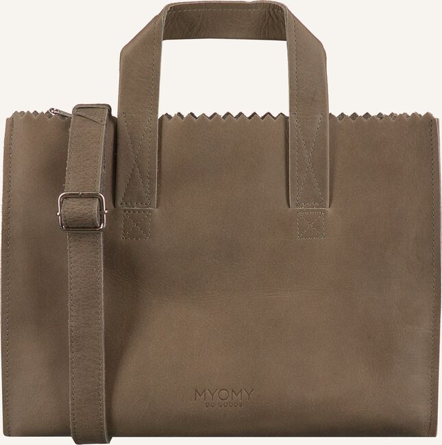 Taupe MYOMY Handtas MY PAPER BAG HANDBAG CROSSBODY Taupe MYOMY Handtas MY PAPER BAG HANDBAG CROSSBODY - large