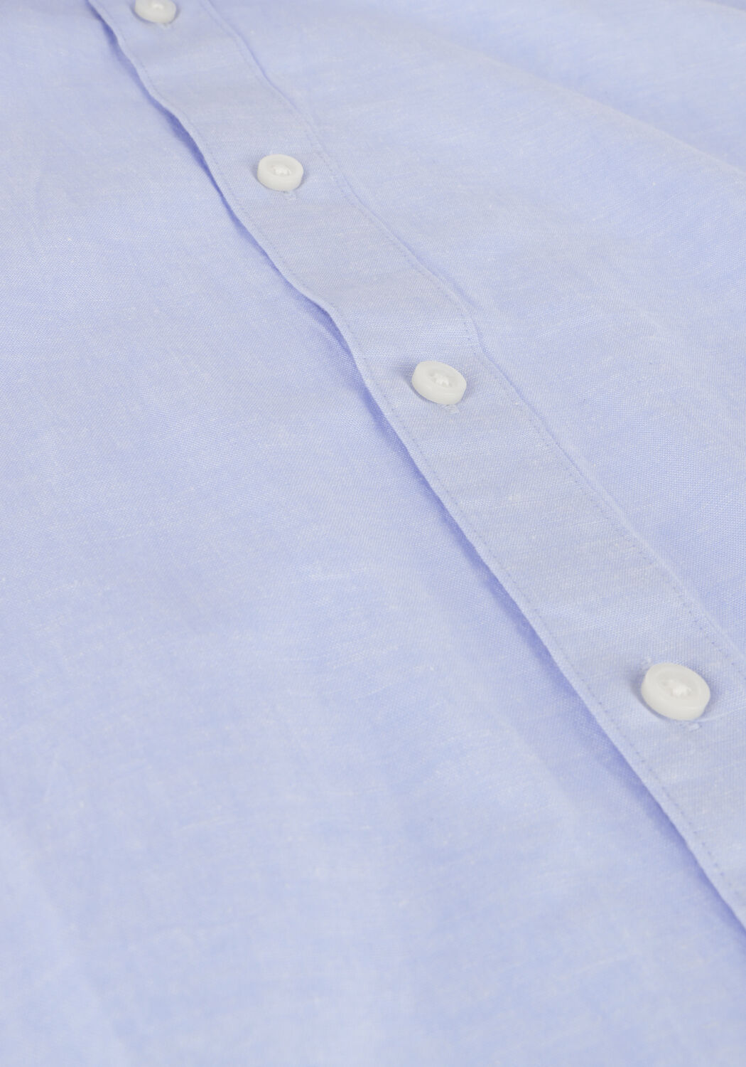 Blauwe SELECTED MEN Casual overhemd SLHSLIMNEW-LINEN SHIRTS SS CLASSIC W - large