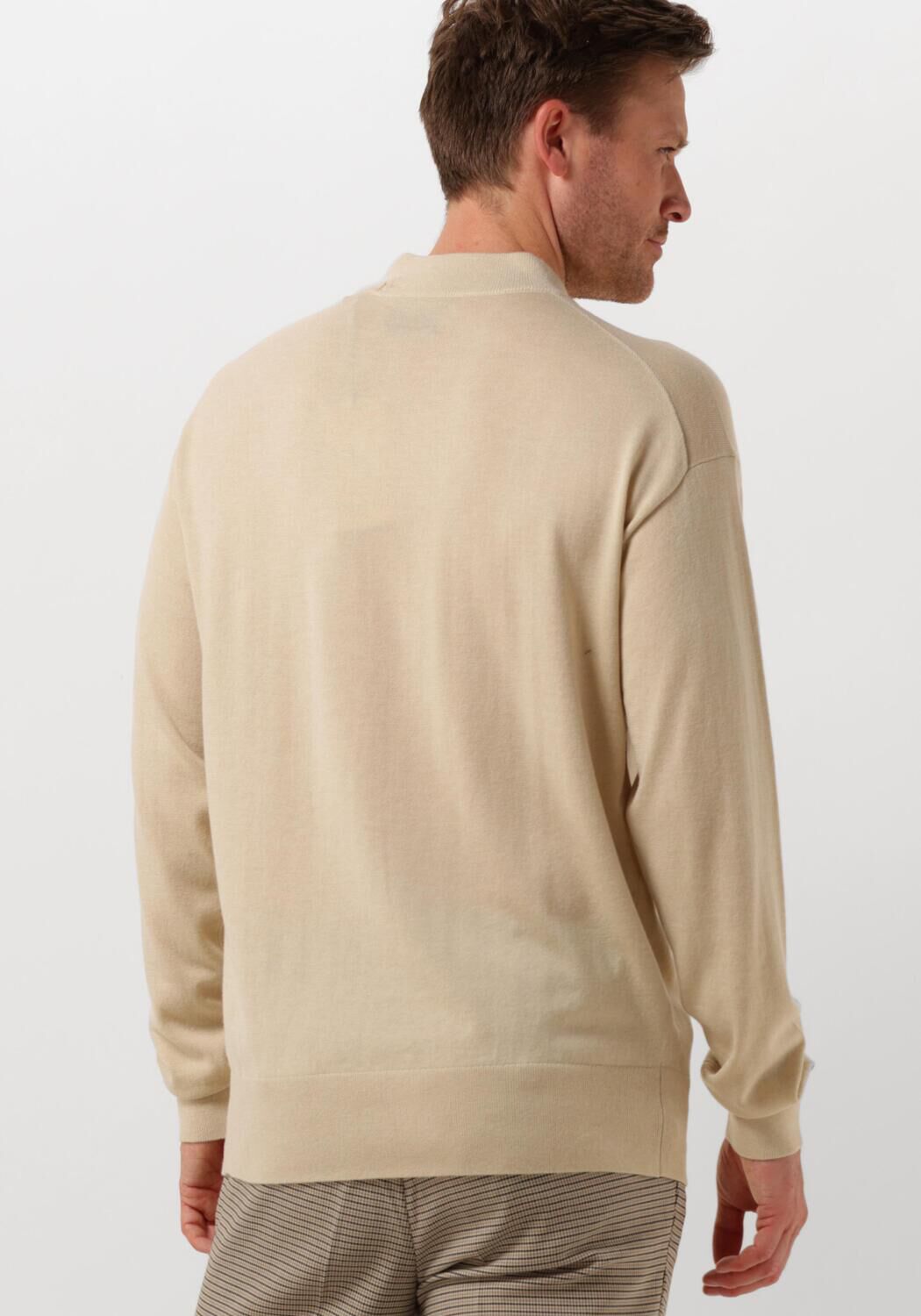 Beige SCOTCH SODA Sweater DROPPED SHOULDER MOCK NECK Omoda