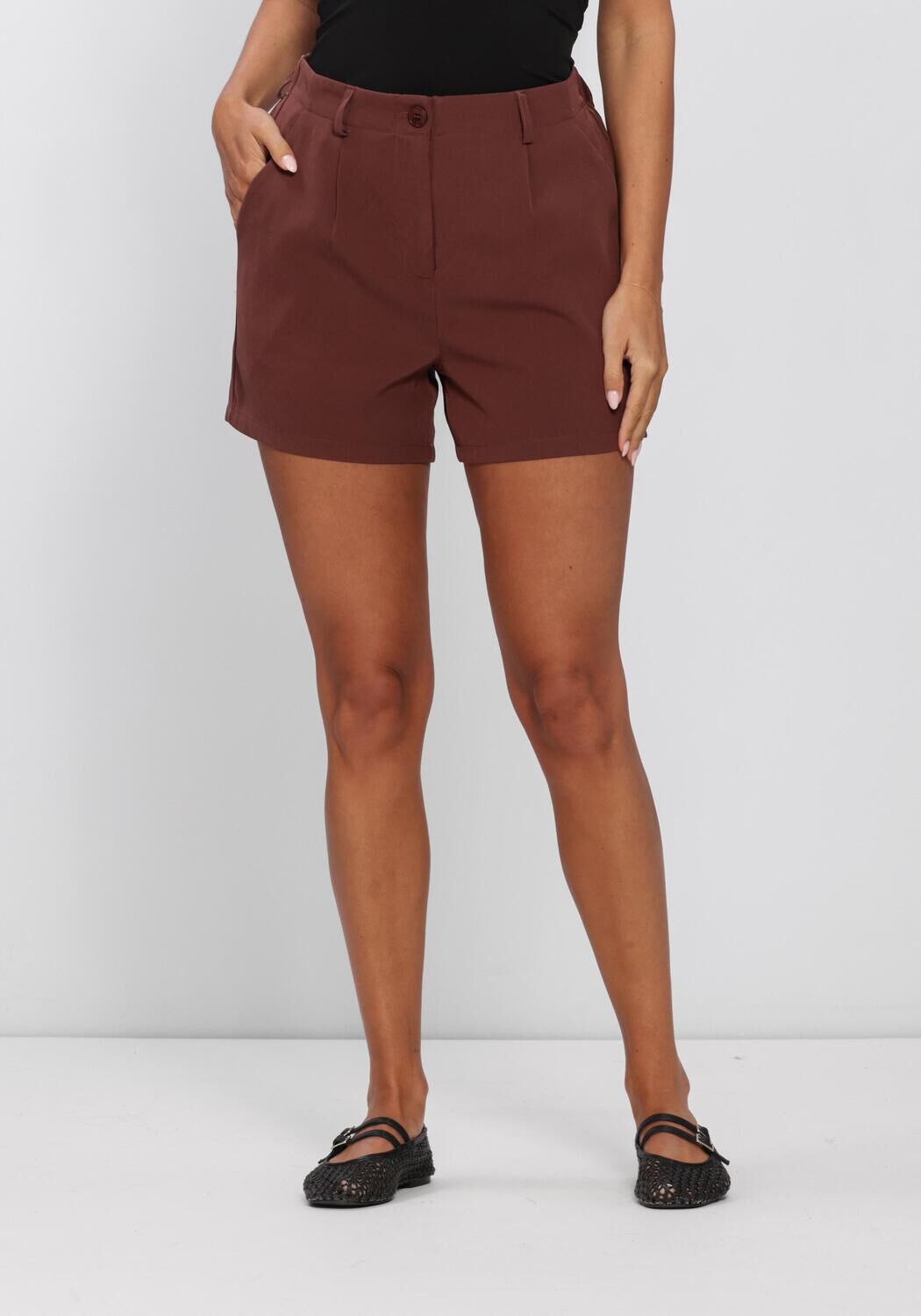 Bruine YDENCE Broeken SHORT JENNY