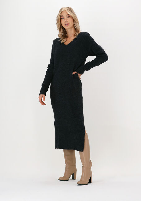 Grijze SIMPLE Midi jurk JESS - large