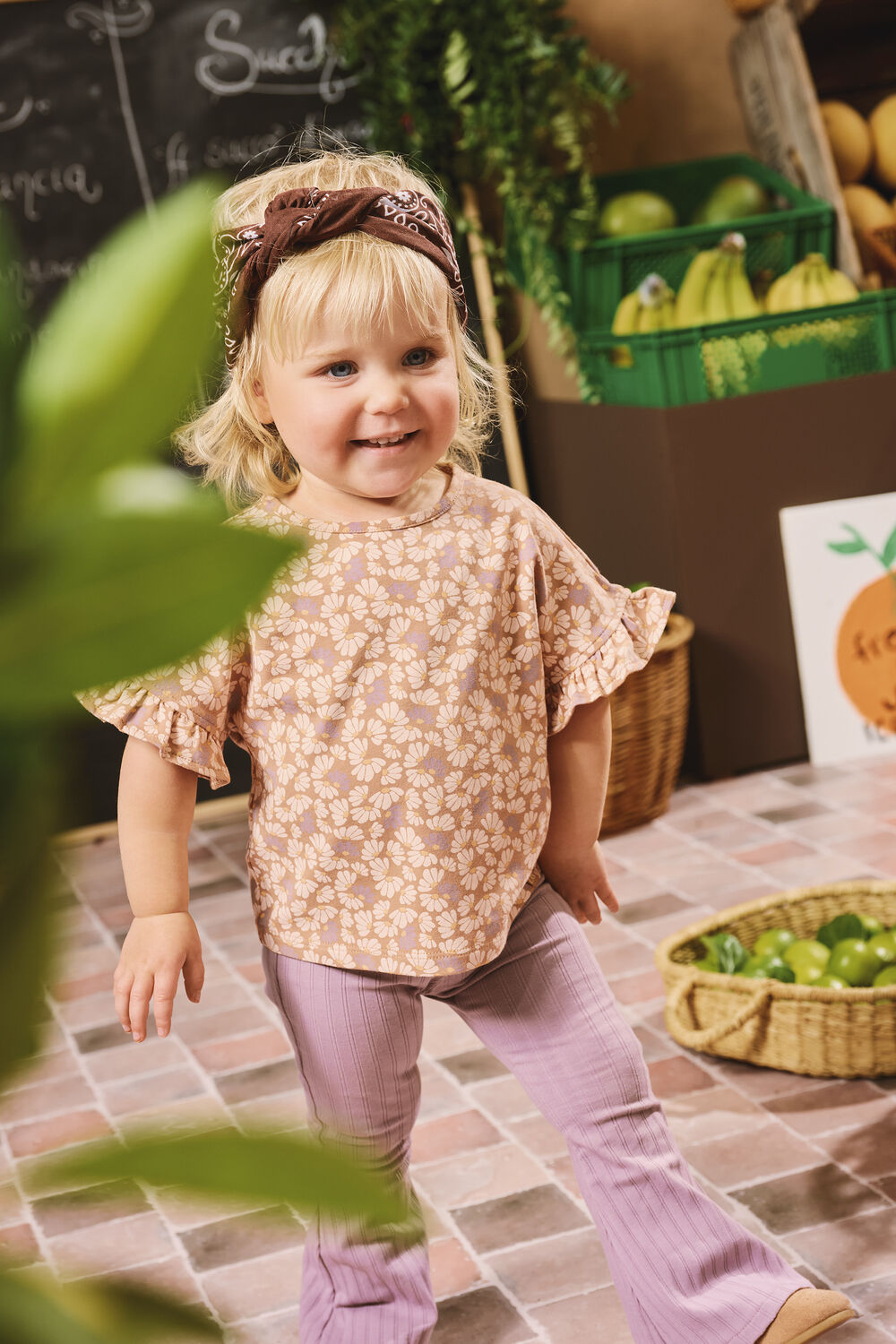 Lichtroze Z8 Flared broek FIORE - large