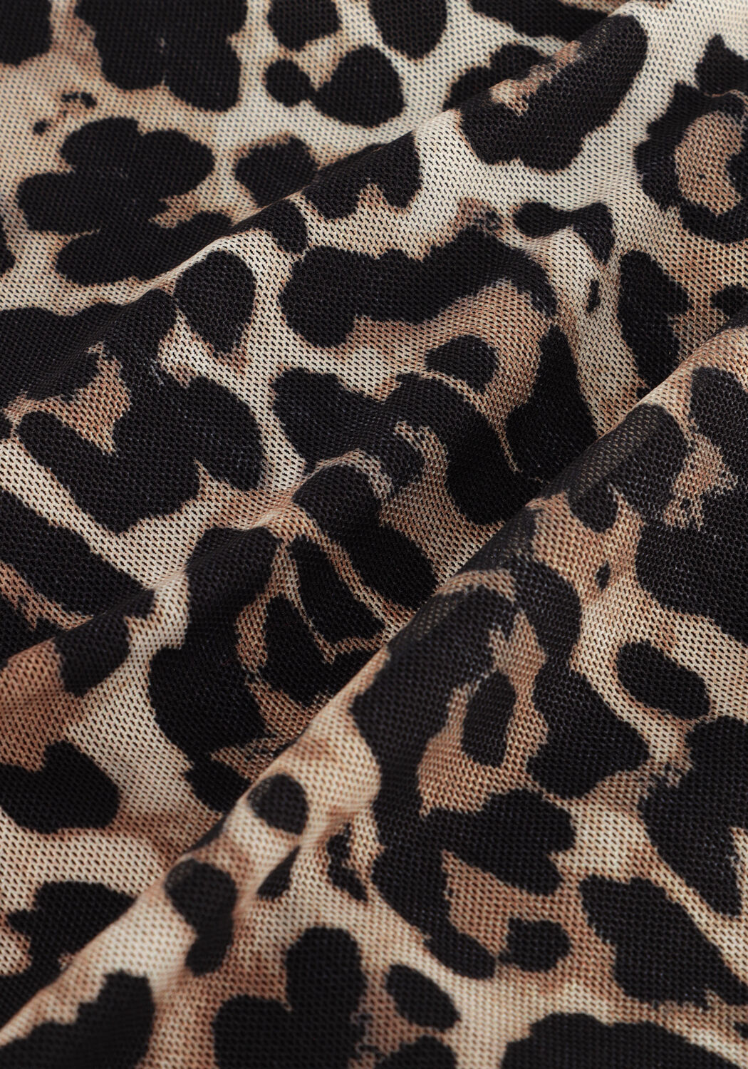 Bruine NOTRE-V Maxi jurk NV-GLENYS LEO MESH JURK - large