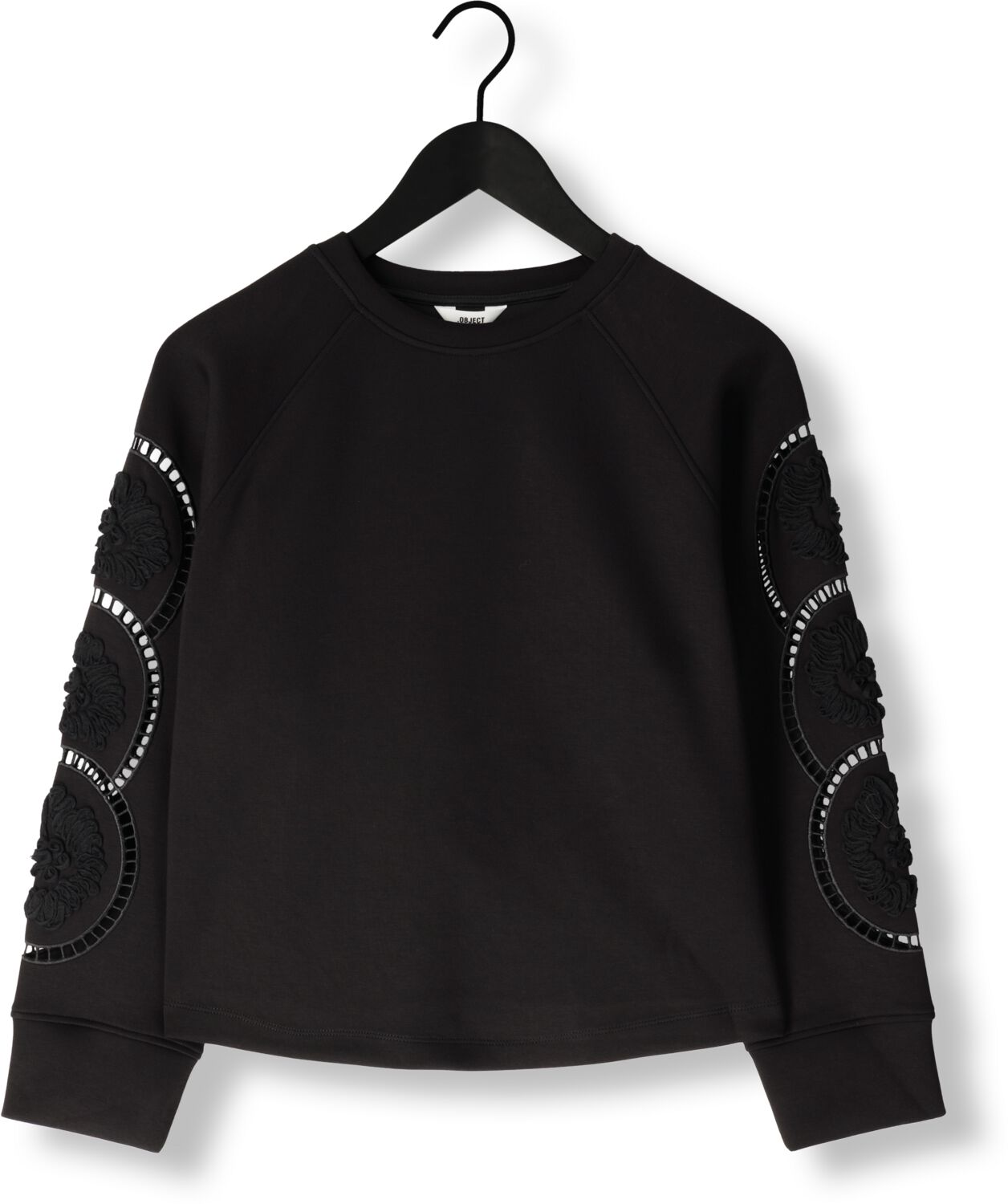 OBJECT Dames Truien & Vesten Objdorina Lo L s Sweat Top Zwart