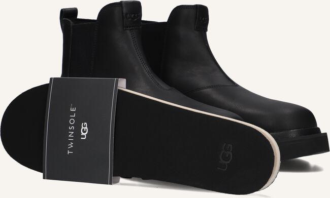 Zwarte UGG Chelsea boots M CHELSEA LUG LEATHER Zwarte UGG Chelsea boots M CHELSEA LUG LEATHER - large