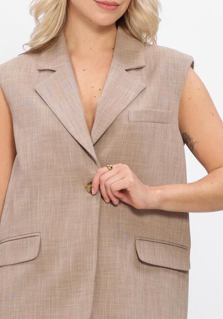 Beige LIU JO Blazer GILET TS NAVETTA - large