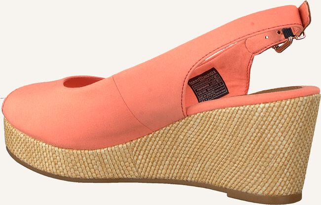 Roze TOMMY HILFIGER Espadrilles ICONIC ELBA SLING BACK WEDGE Roze TOMMY HILFIGER Espadrilles ICONIC ELBA SLING BACK WEDGE - large