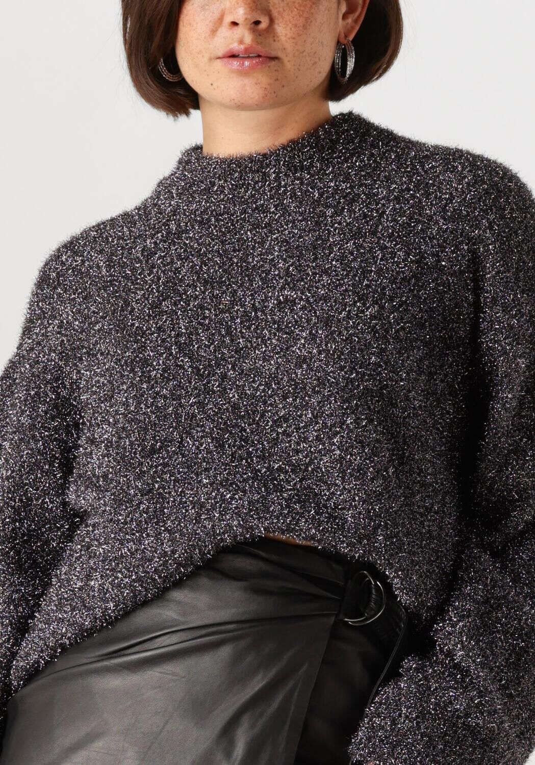 SECOND FEMALE Dames Truien & Vesten Lamilla Knit O-neck Grijs