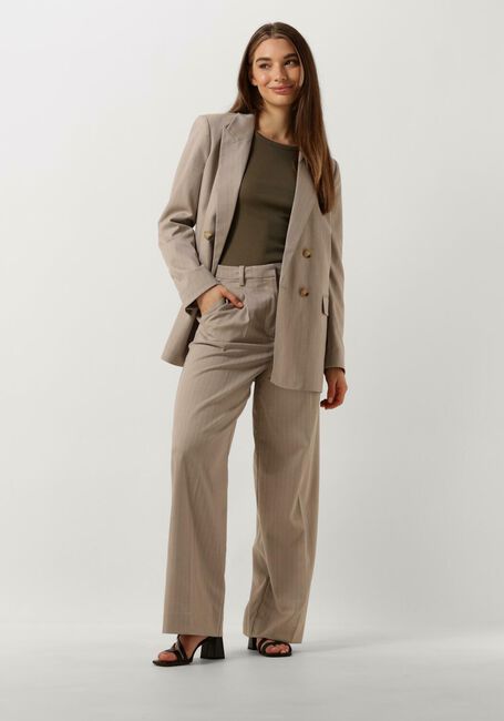 Beige SECOND FEMALE Pantalon PINNIA TROUSERS - large