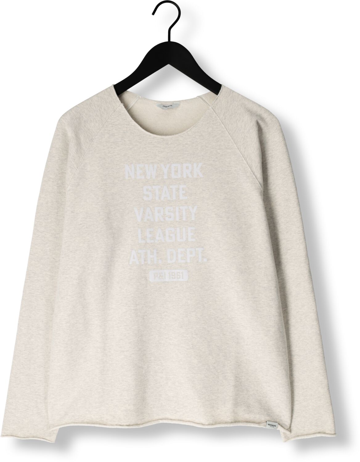PENN & INK Dames Truien & Vesten Sweater Print Lichtgrijs