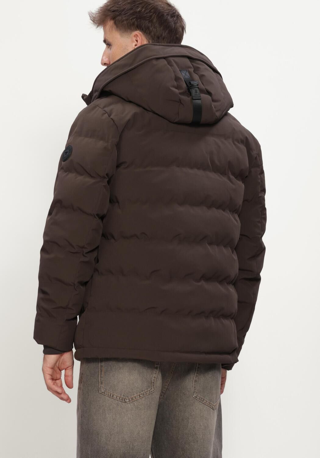 Bruine AIRFORCE Gewatteerde jas MITCHELL PARKA - large