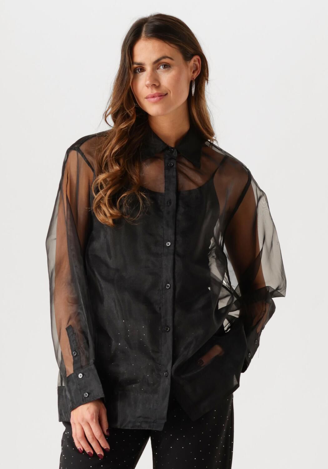 Moss copenhagen Zwarte Mschlita Shirt Blouse Black Dames