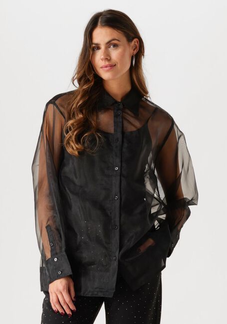 Zwarte MSCH COPENHAGEN Blouses MSCHLITA SHIRT - large
