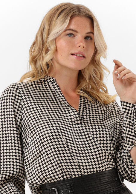 Gebroken wit NEO NOIR Blouses HERDIS SHELL GRID BLOUSE - large