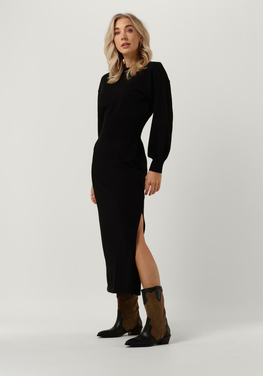 Mode Jurken Midi-jurken ASHWI Paris Midi-jurk zwart elegant 