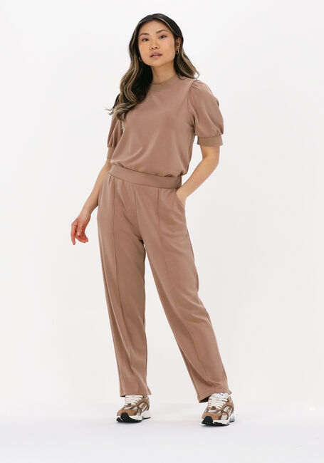 Beige Y.A.S. Pantalon YASCOMO MW CROPPED PANT - large