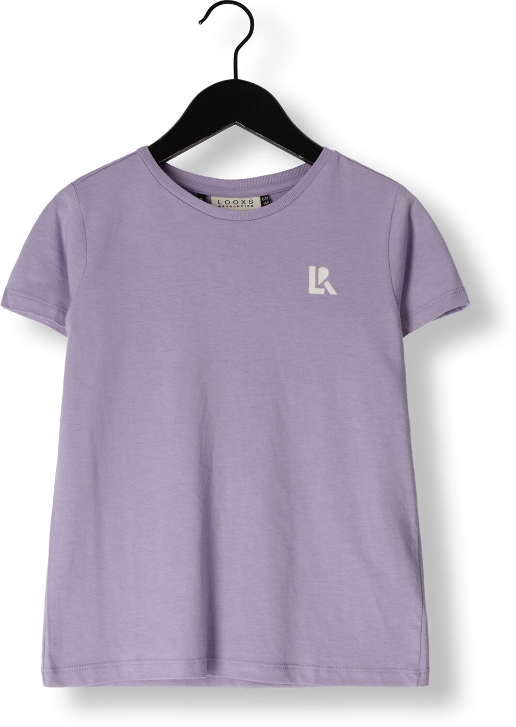 LOOXS 10sixteen T-shirt met backprint lila Paars Meisjes Katoen Ronde hals 176