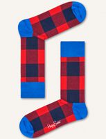 Rode HAPPY SOCKS Sokken LUMBERJACK - medium