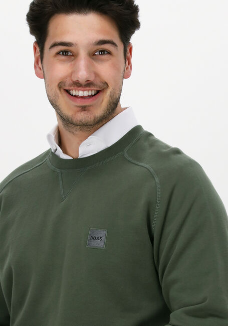 Donkergroene BOSS ORANGE Sweater WESTART 1 10234591 - large