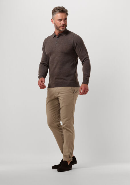 Taupe PROFUOMO Polo POLO LONGSLEEVE - large