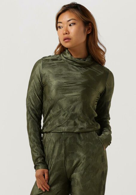 Groene ANOTHER LABEL Tops & T-shirts CHARLOT TOP L/S - large