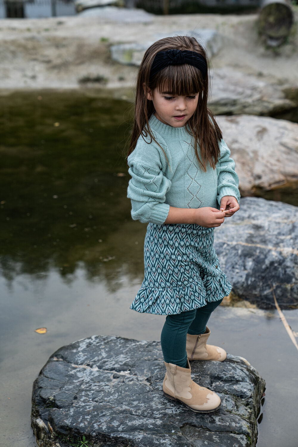 Groene KOKO NOKO Minirok Q52964 - large