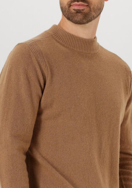 Camel ANERKJENDT Trui AKRICO LAMBSWOOL KNIT - large