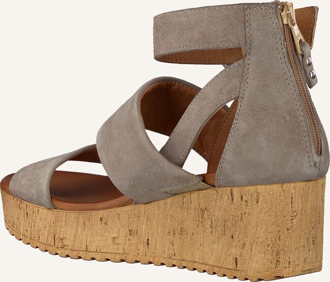 Taupe OMODA Platte sandalen 722016 Taupe OMODA Platte sandalen 722016 - large