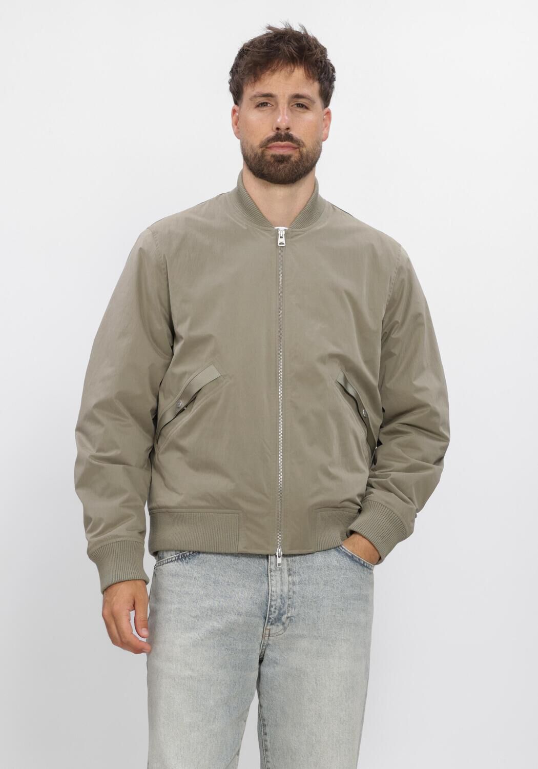 ELVINE Heren Jassen Alde Khaki