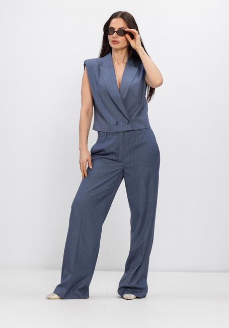 Blauwe DANTE6 Pantalon ALAIN PINSTRIPE SMART PANTS - large