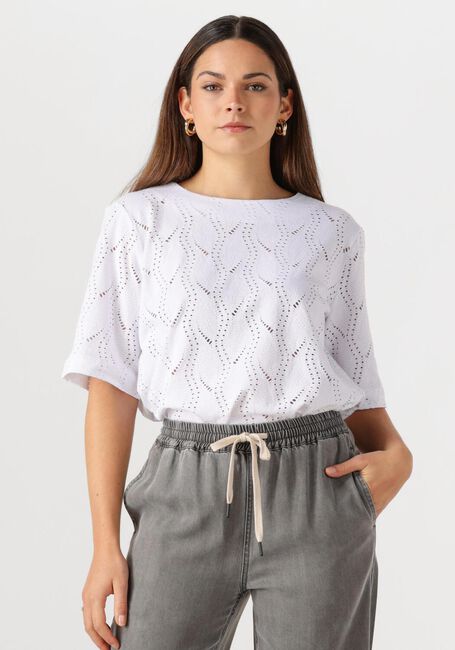 Witte OBJECT Top OBJAVA 2/4 LO O-NECK TOP - large