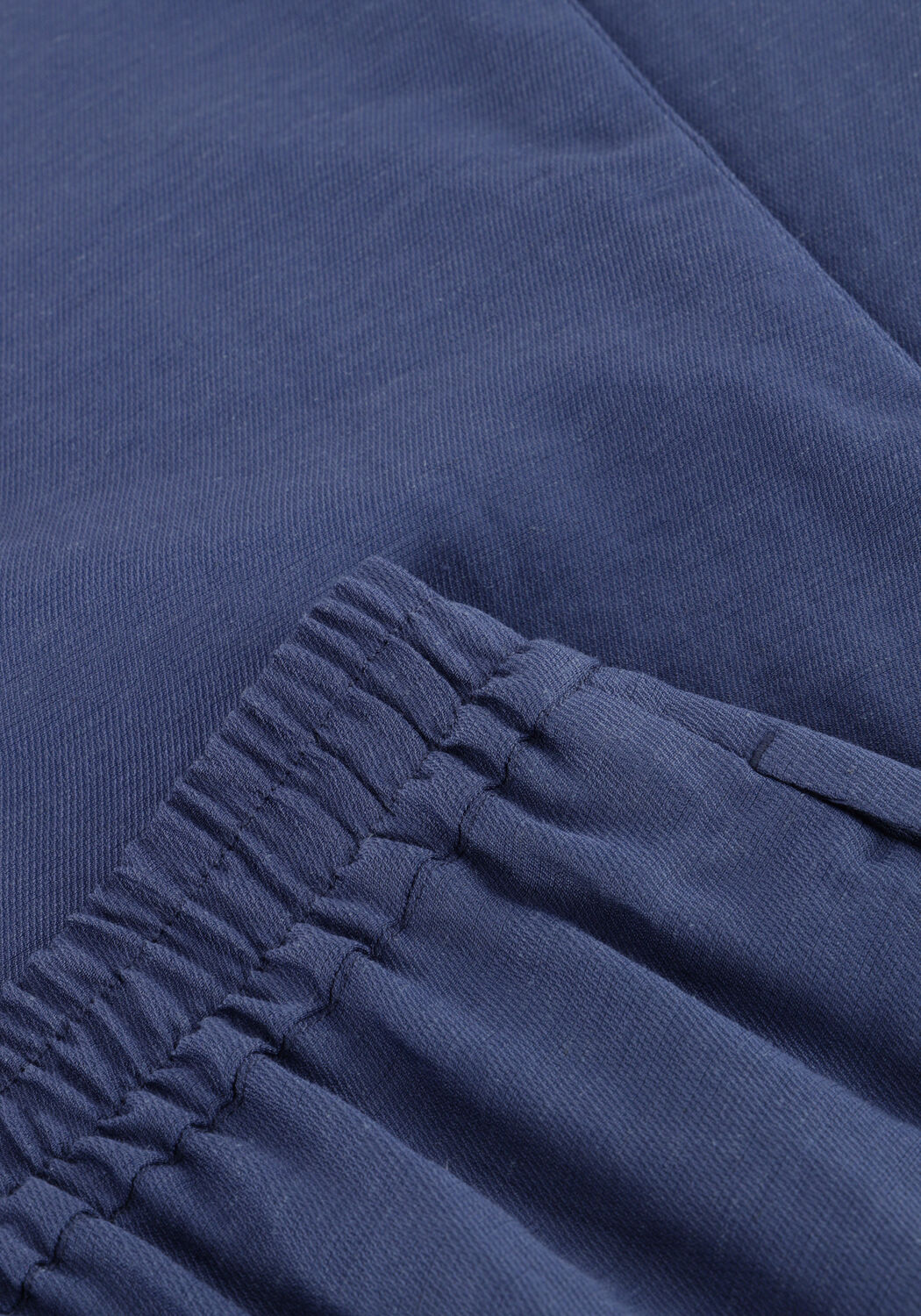 Donkerblauwe MSCH COPENHAGEN Wijde broek MSCHDISA HW PANTS - large