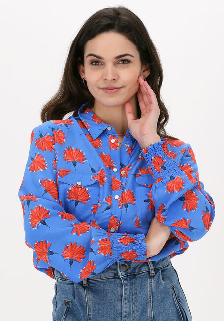 Blauwe POM AMSTERDAM Blouses MILA FLOWERS - large
