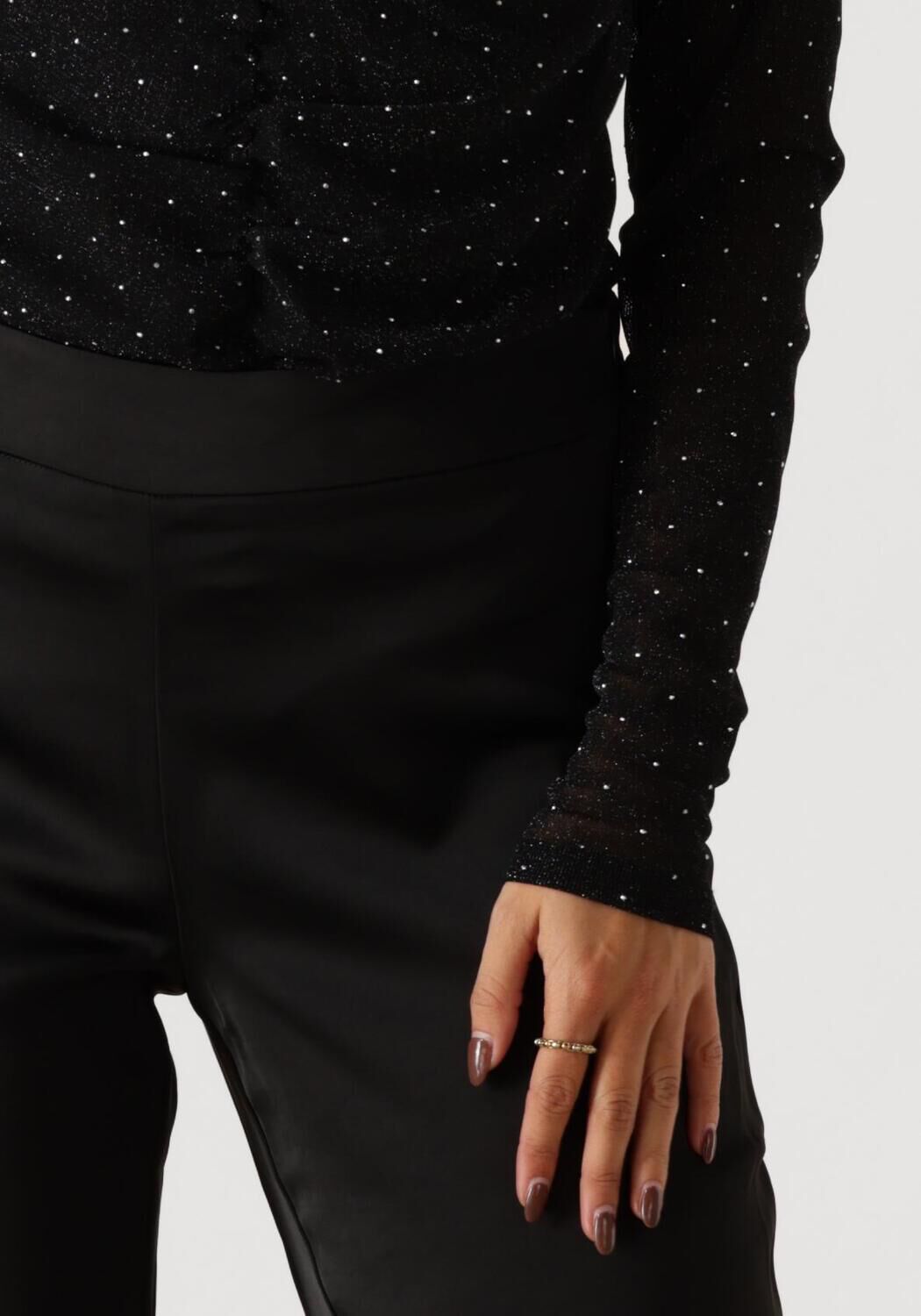 NEO NOIR Dames Broeken Debra Heavy Sateen Pants Zwart
