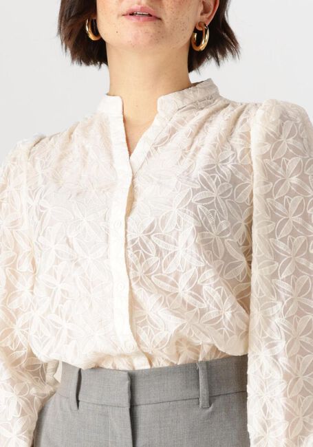 Gebroken wit NUKUS Blouses MALAGA BLOUSE EMBROIDERY - large