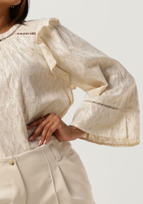 Witte SUMMUM Blouses TOP LUREX JACQUARD - large
