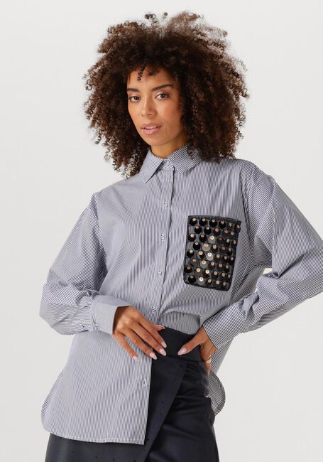 Multi JANSEN AMSTERDAM Blouses GOLDIE BLOUSE CS3 726 SEQUINS POCKET - large