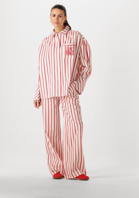 Rode REFINED DEPARTMENT Wijde broek MARA - large