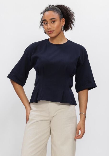 Donkerblauwe MINUS Top MSJUNIANA GOTST-SHIRT - large