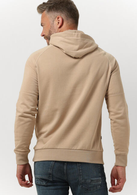 Beige CAST IRON Sweater HOODED REGULAR FIT COTTON BLEND - large