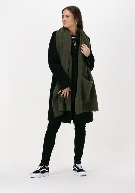 Zwarte SELECTED FEMME Mantel NEW SASJA WOOL COAT B - large